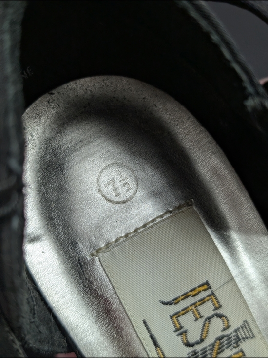 Jessica Black T-Strap Mid Heel Pumps - Picture 8 of 8